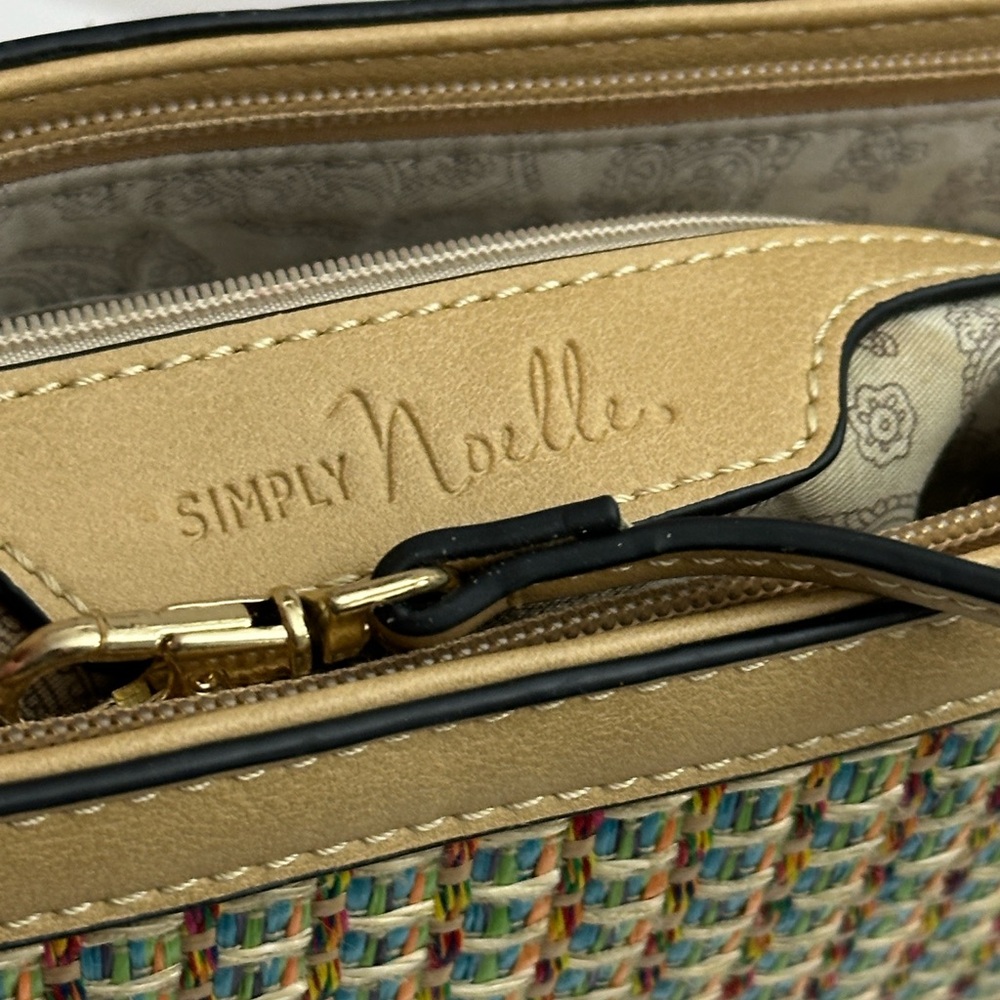 Simply Noelle Fiesta Woven Texture Purse shoulder bag - Picture 11 of 16